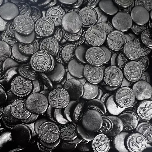 LIQUORICE COINS
