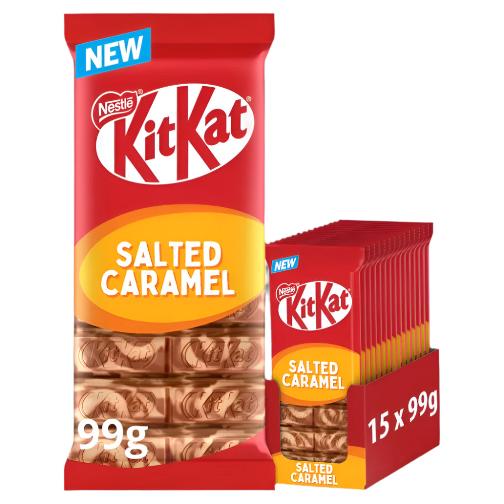 KITKAT SALTED CARAMEL CHOCOLATE SHARING BAR 99G