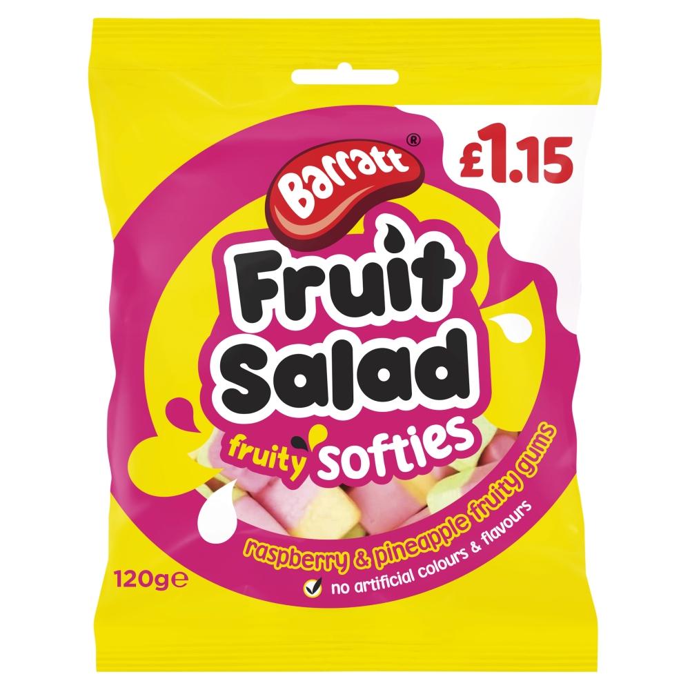 BARRATT FRUIT SALAD FRUITY 120G BAG