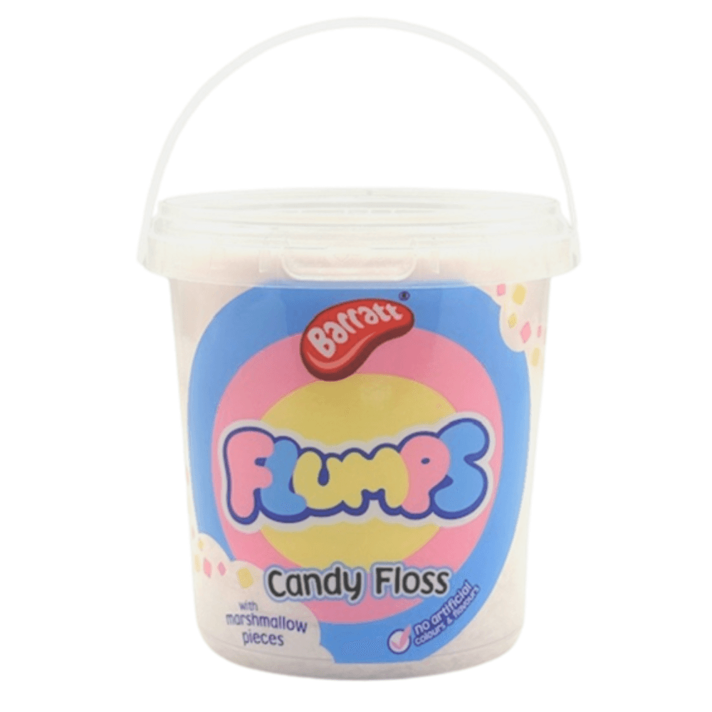 BARRATT FLUMPS CANDY FLOSS 50G TUB