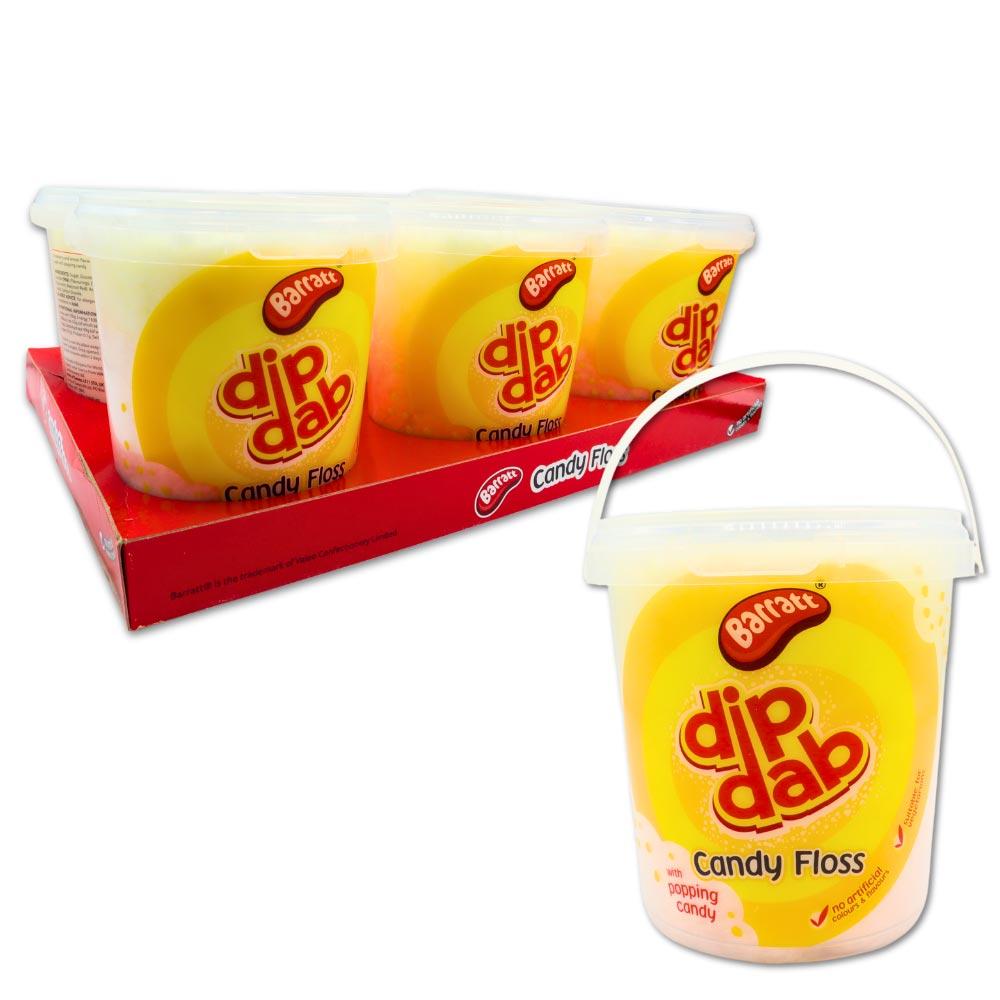 BARRATT DIP DAB CANDY FLOSS 50G TUB