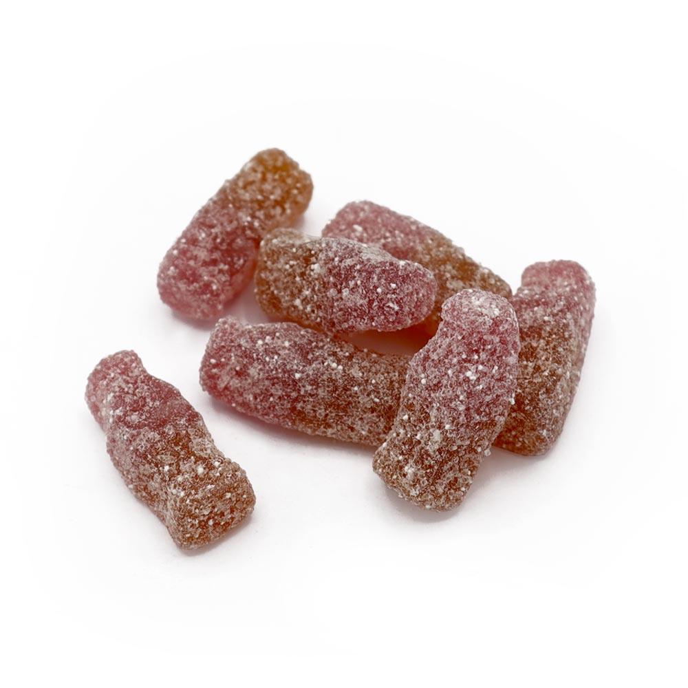 KINGSWAY MEGA VALUE FIZZY CHERRY COLA BOTTLES 2.5KG BAG (VEGAN)