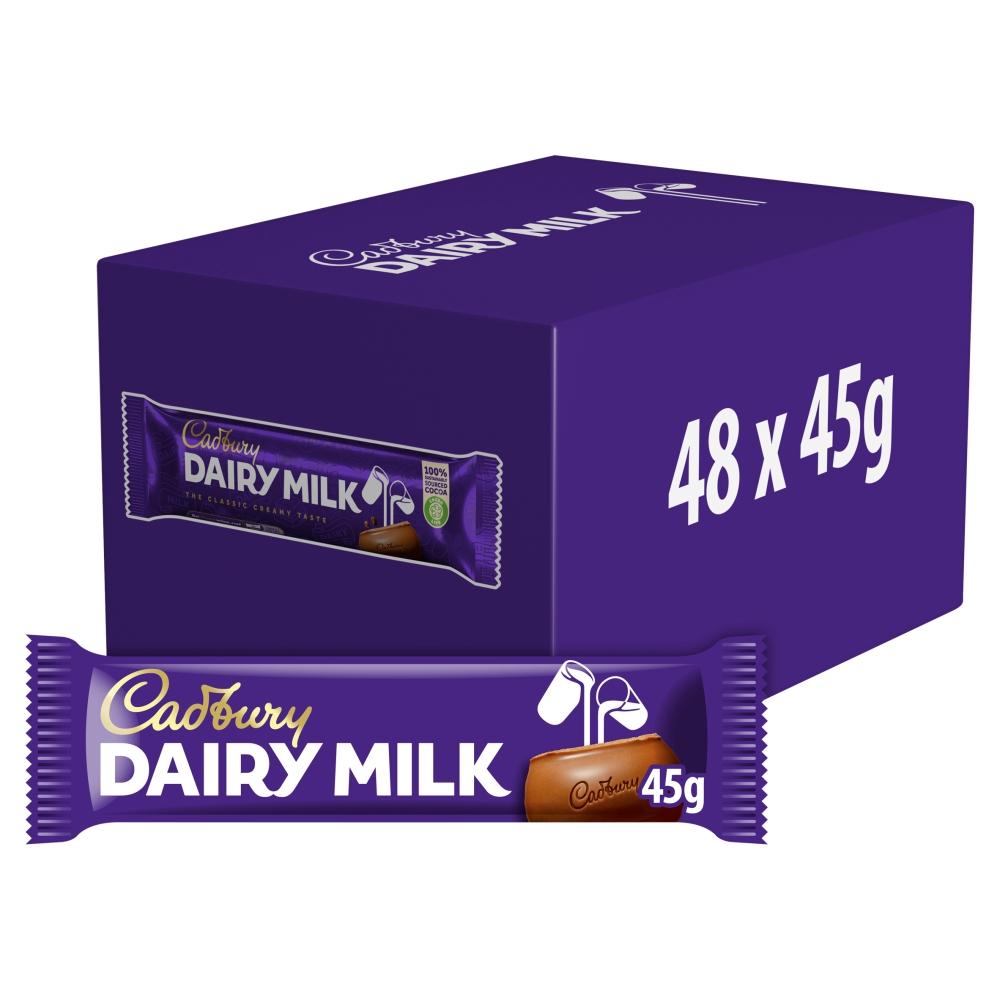 CADBURY DAIRY MILK CHOCOLATE BAR 45G