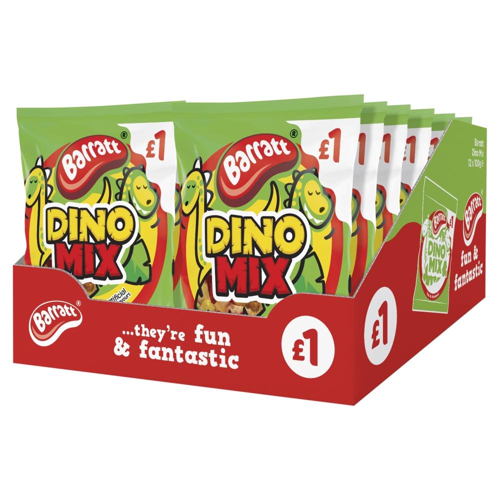 BARRATT FUN & FANTASTIC DINO MIX 100G (£1 PMP)