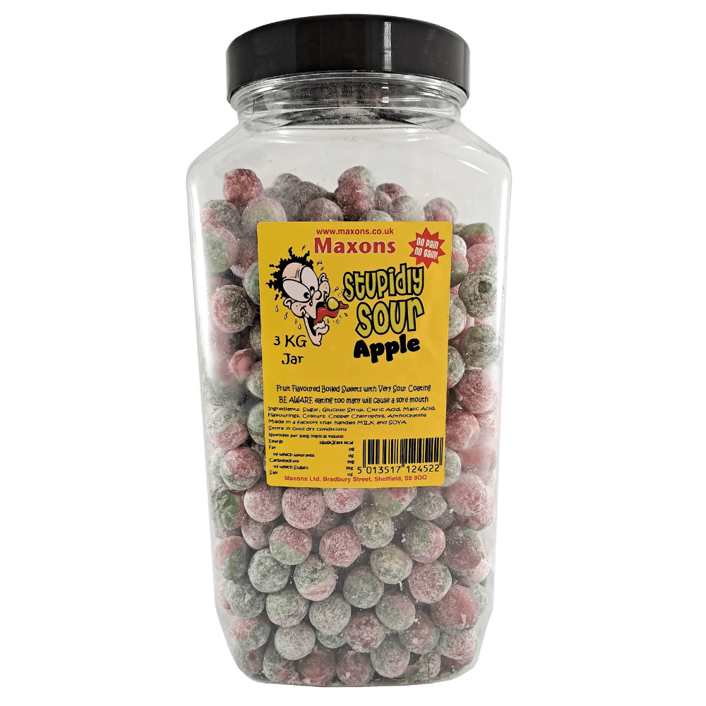 MAXON'S SOUR APPLES 3KG JAR