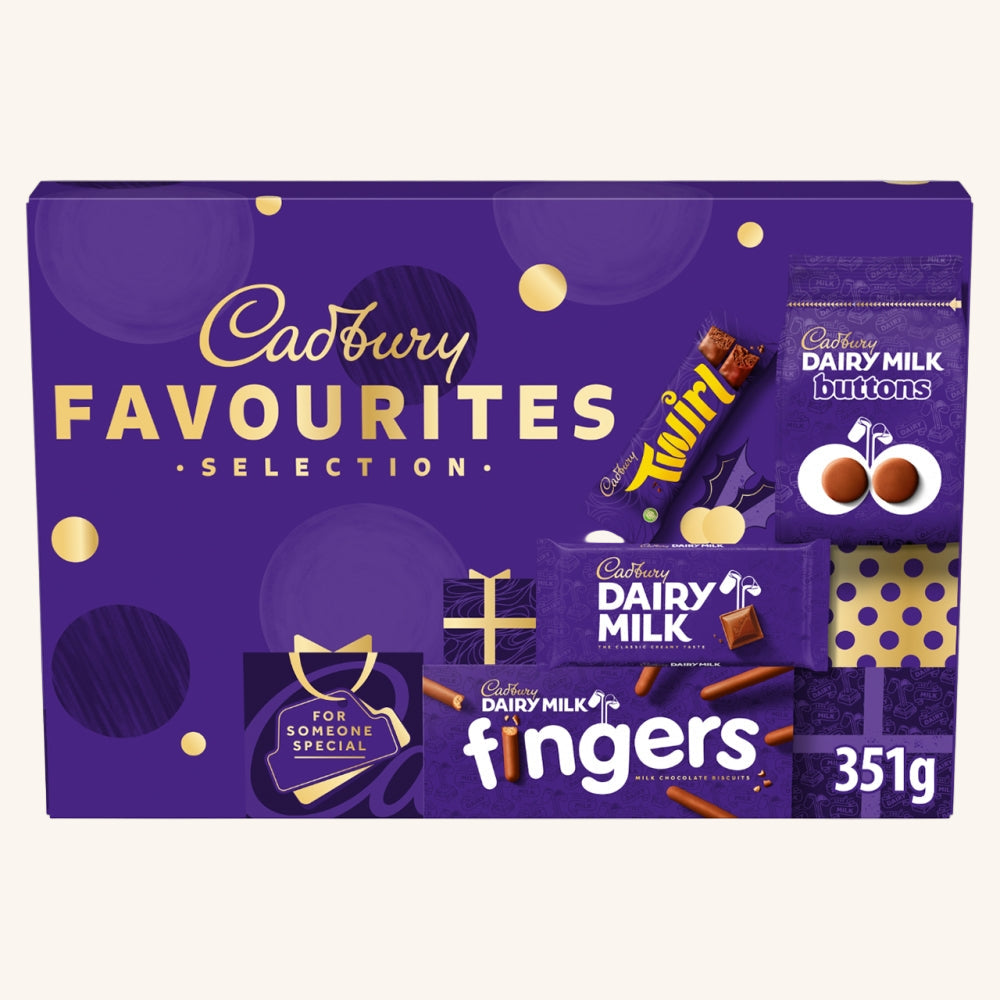 Cadbury Chocolate Favourites Christmas Selection Box 351g