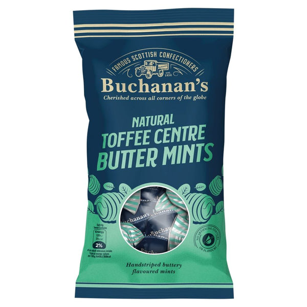 Buchanan's Butter Mints with Toffee Centre 140g