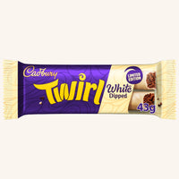 Cadbury Twirl White Dipped Chocolate Bar 43g x 48