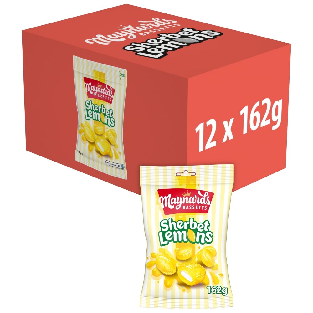 Maynards Bassetts Sherbet Lemons 162g