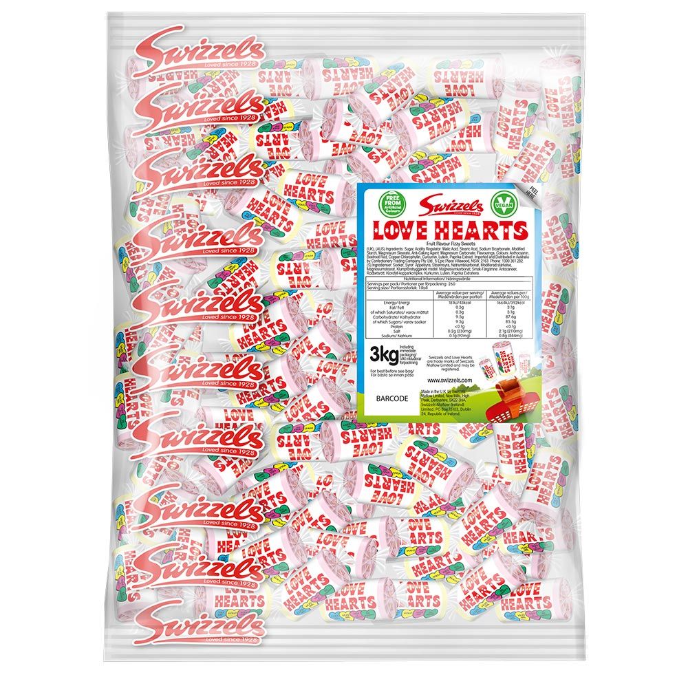 Love Hearts Mini Rolls
