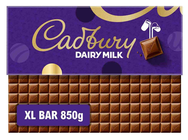 CADBURY DAIRY MILK BAR 850G (30OZ) - 0