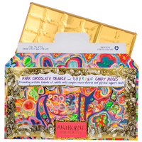 Dark Chocolate Bar with Orange & Popping Candy pieces (BBE 10/25)