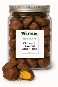 CHOCOLATE COVERED CINDER TOFFEE
