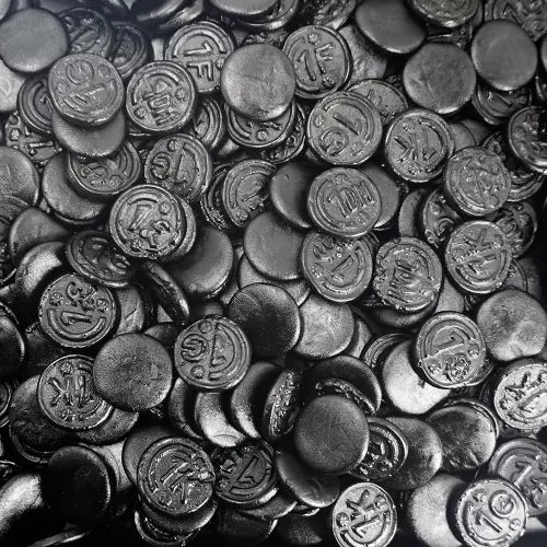 LIQUORICE COINS (SF.)