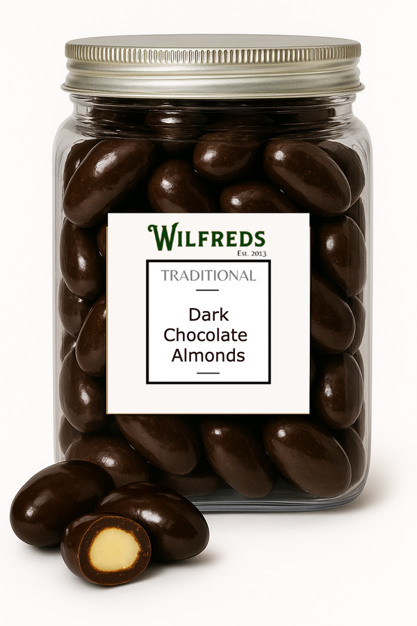 DARK CHOCOLATE ALMONDS