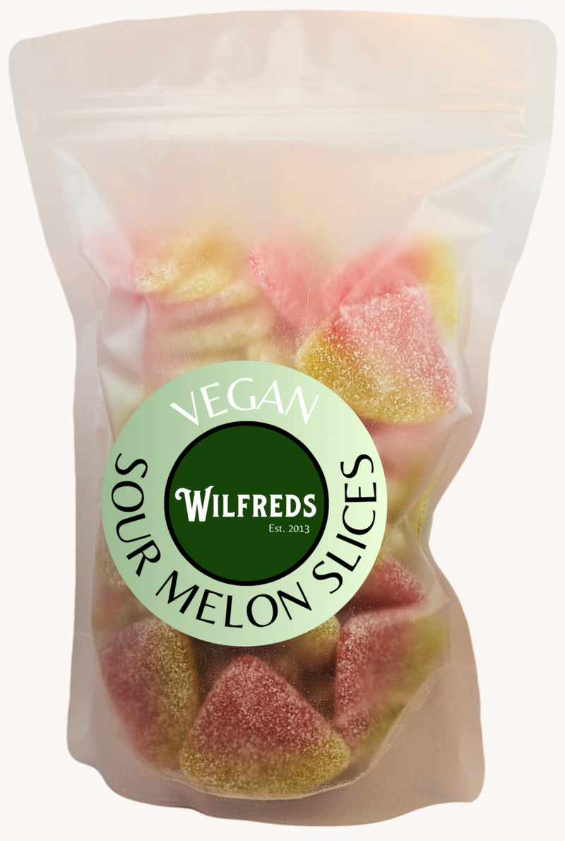 Sour Melon Slices - British sweets from Wilfreds
