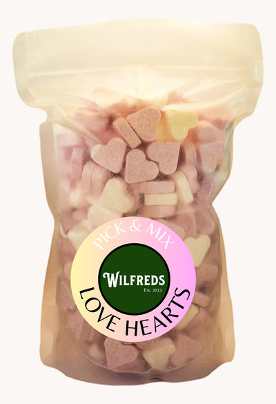 Fruit Hearts - British sweets from Wilfreds