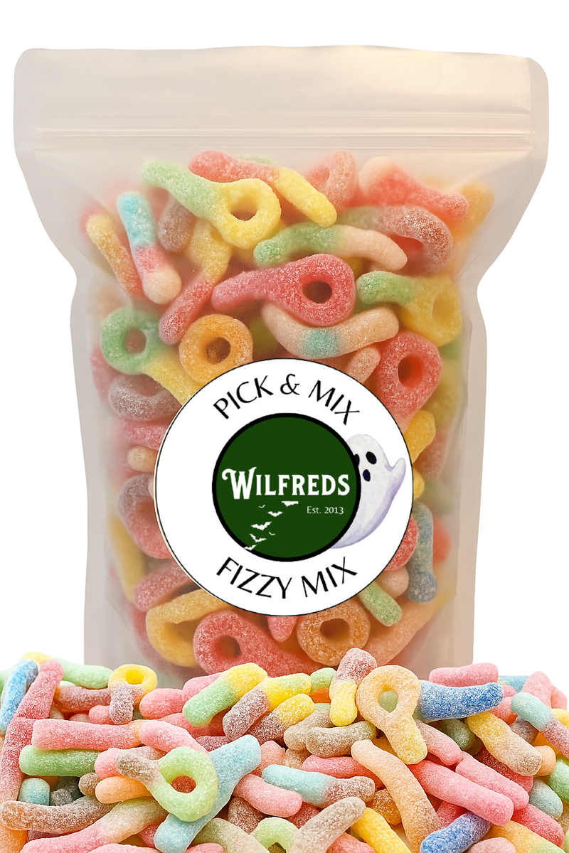 1kg Fizzy Mix (Halloween) - British sweets from Wilfreds
