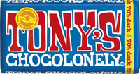 TONY’S CHOCOLONELY 70% DARK CHOCOLATE BAR