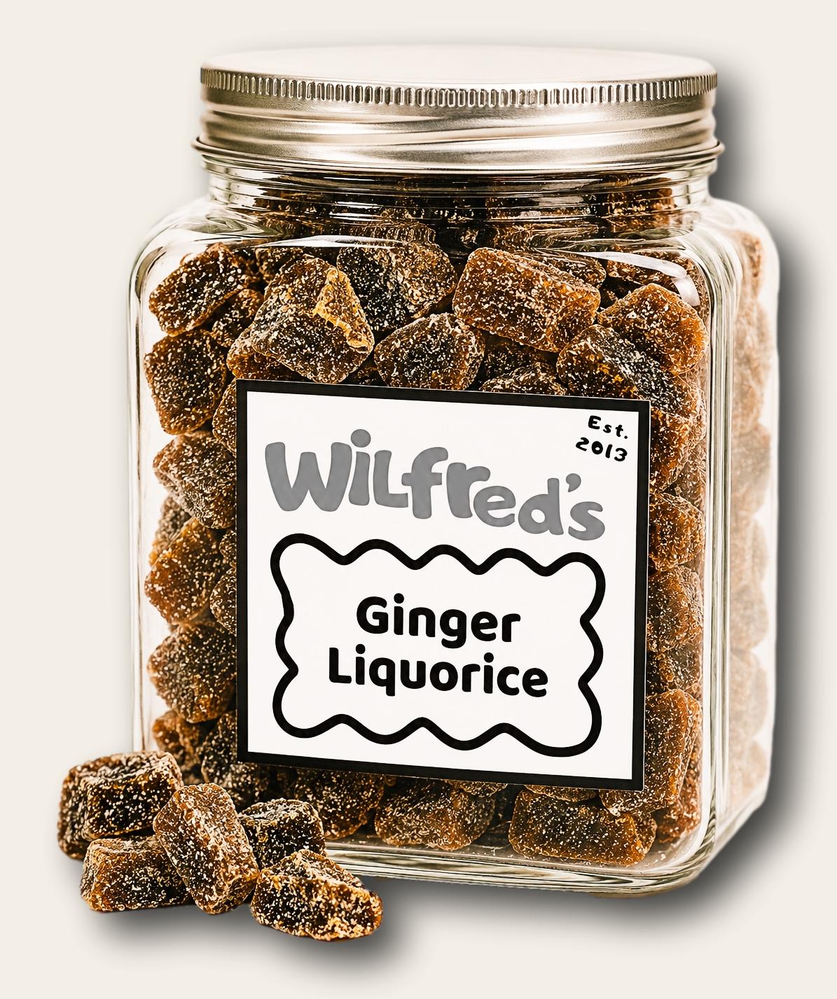 Wilfred's Ginger Liquorice jar