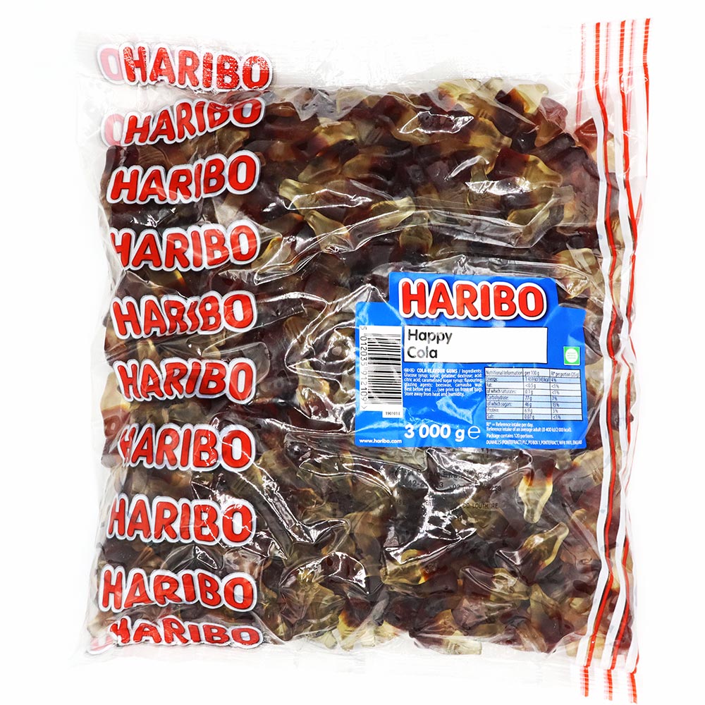 HARIBO COLA BOTTLES  3KG BAG - 0