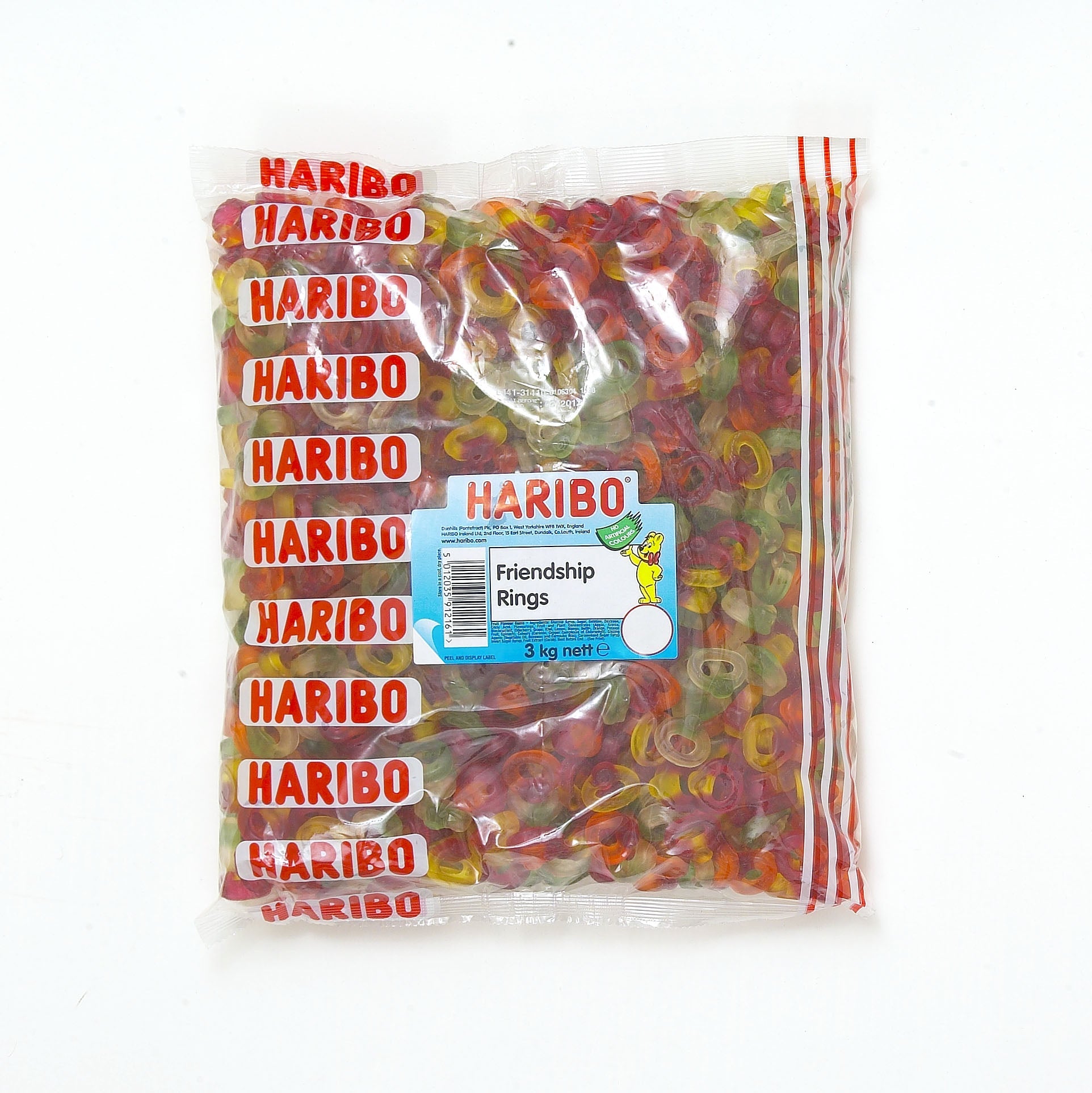 HARIBO FRIENDSHIP RINGS  3KG BAG - 0