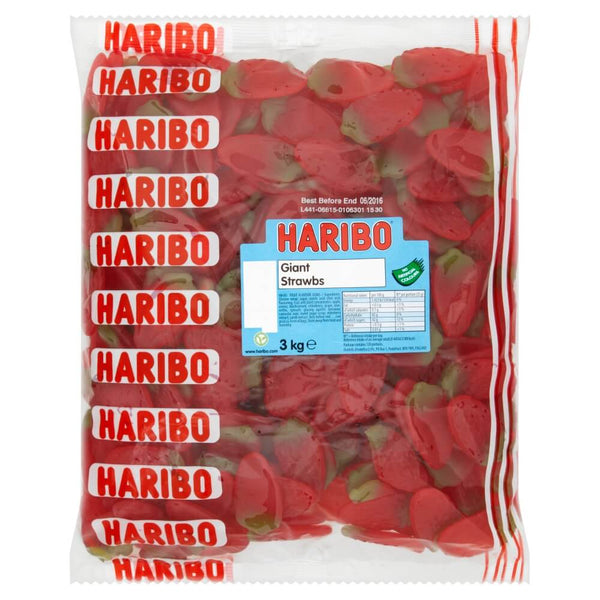 HARIBO GIANT STRAWBS  3KG
