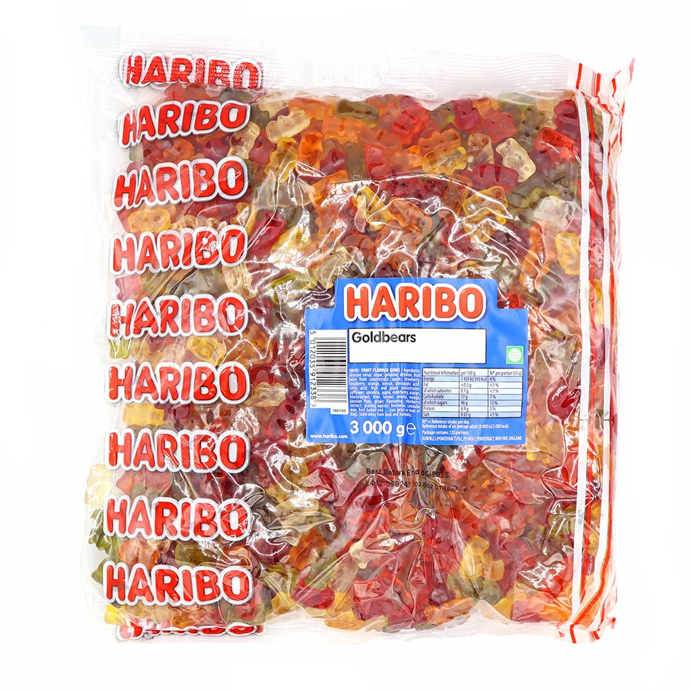 HARIBO GOLD BEARS  3KG BAG - 0