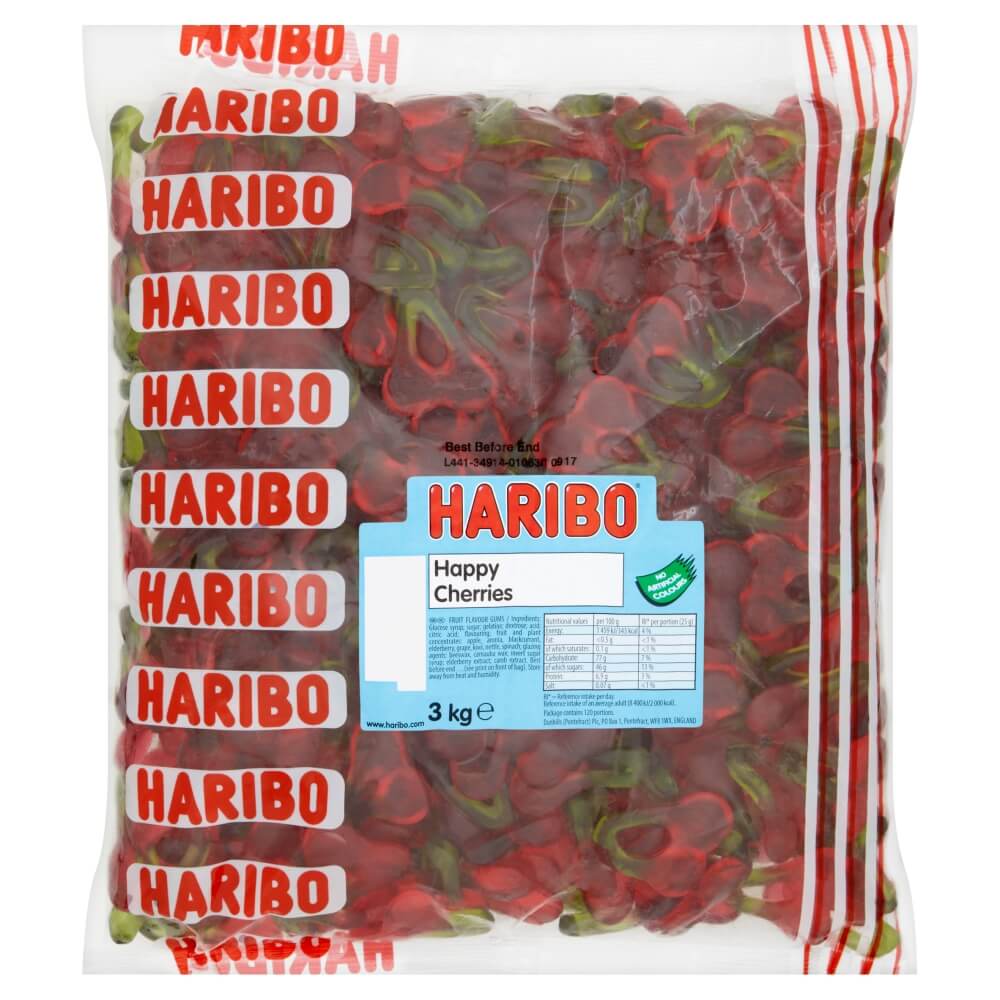 HARIBO HAPPY CHERRIES  3KG BAG - 0