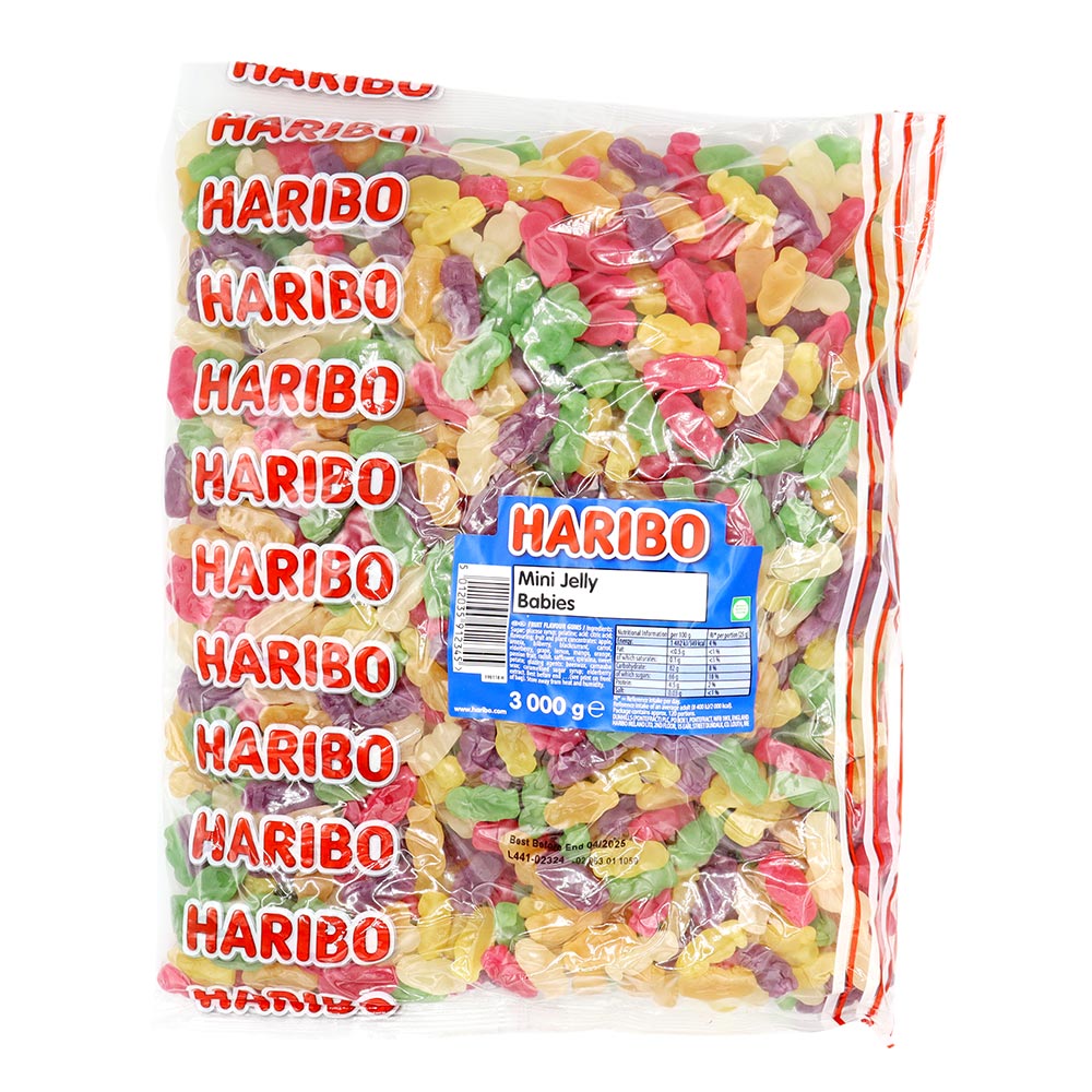 HARIBO MINI JELLY BABIES  3KG BAG - 0