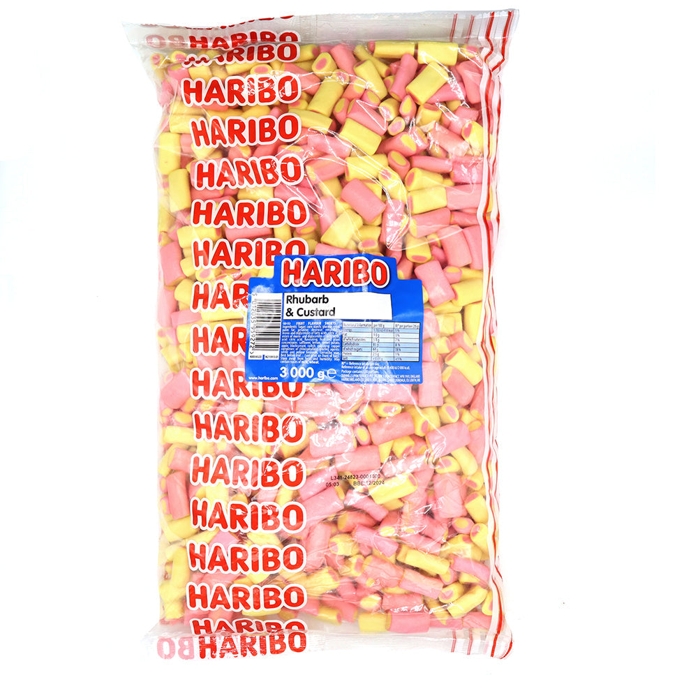 HARIBO RHUBARB & CUSTARD  3KG BAG - 0