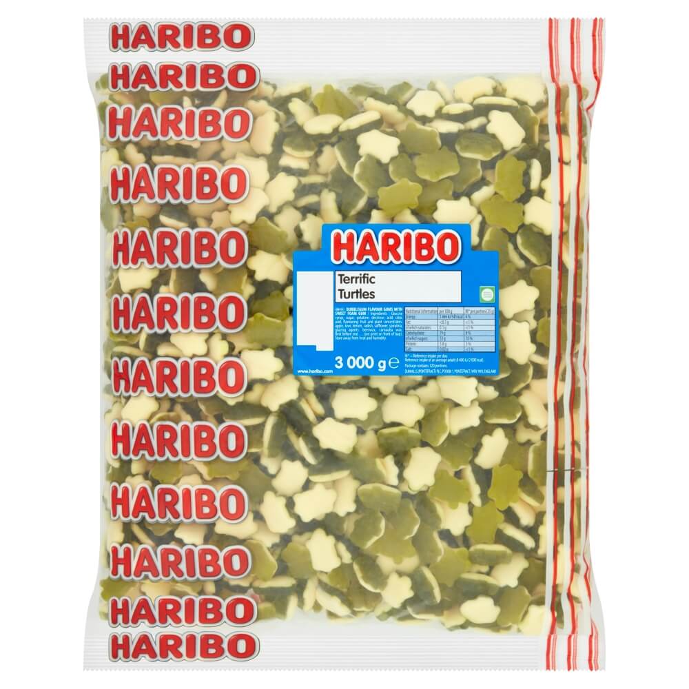 HARIBO TERRIFIC TURTLES  3KG BAG - 0