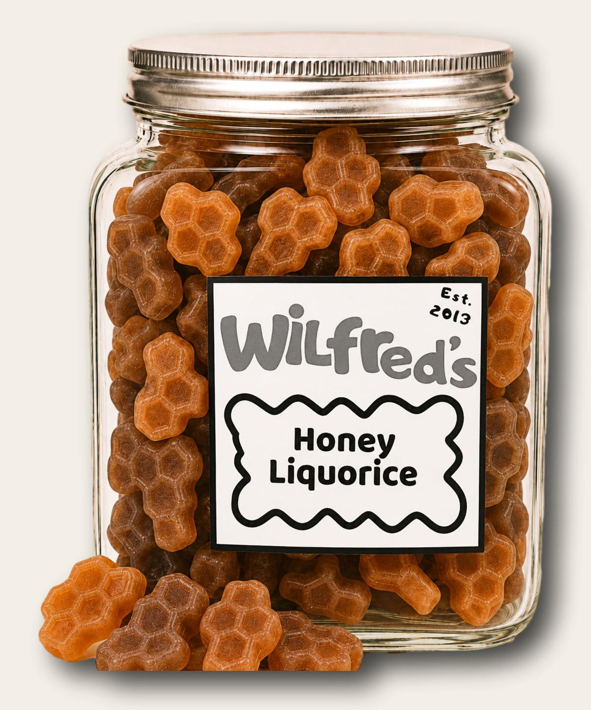 Wilfred's Honey Liquorice jar