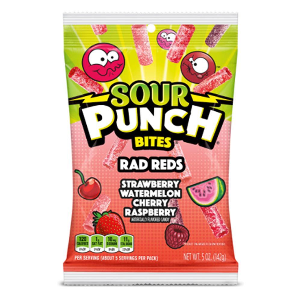 SOUR PUNCH BITES RAD REDS 142G BAG