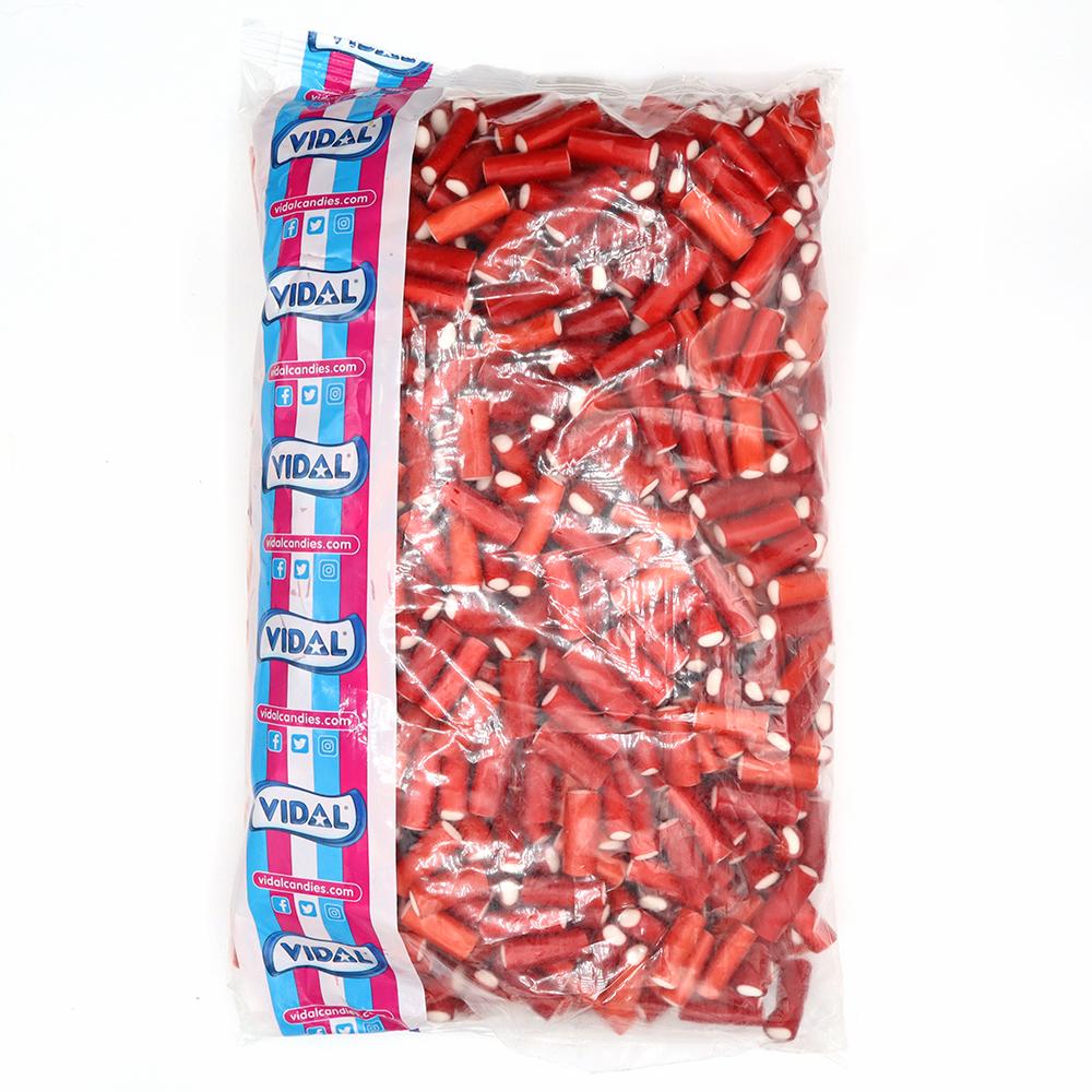 VIDAL STRAWBERRY PENCIL BITES 3KG (VEGAN) – 1 X 3KG BAG - 0