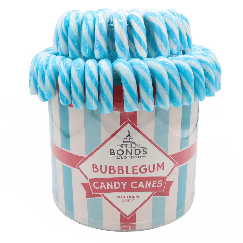 BONDS BUBBLEGUM CANDY CANE FOUNTAIN 20G – 60 X 20G CANDY CANES
