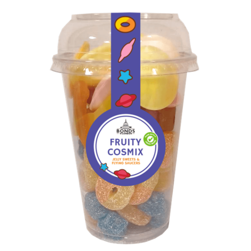 BONDS FRUITY COSMIX CANDY CUP 290G – 6 X 290G CANDY CUPS