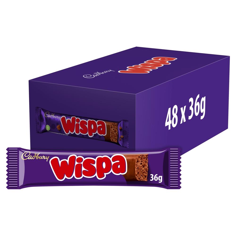 CADBURY WISPA CHOCOLATE BAR 36G – 48 X 36G BARS