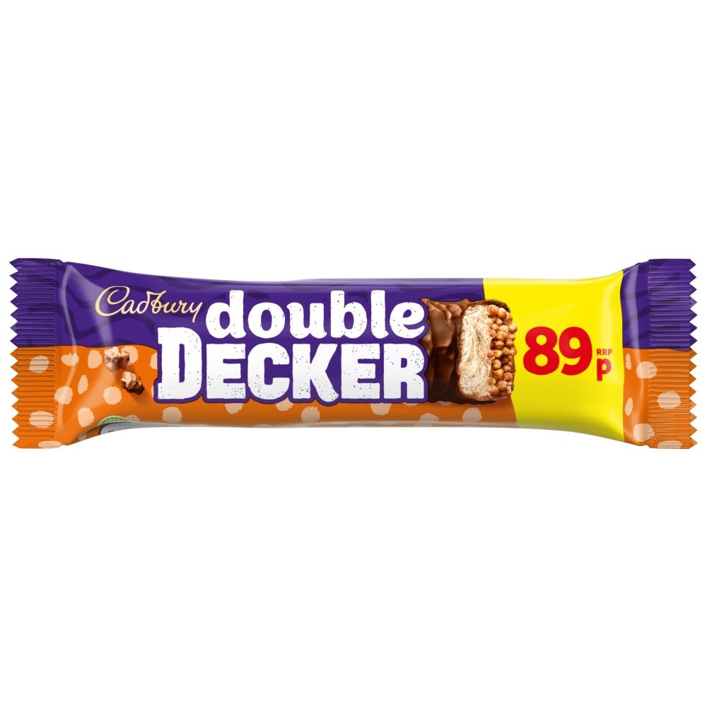 CADBURY DOUBLE DECKER CHOCOLATE BAR 54.5G – 48 X 54.5G BARS