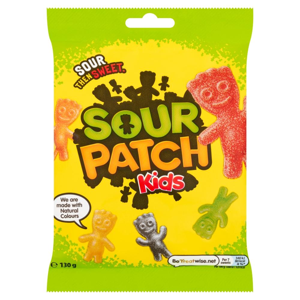 SOUR PATCH KIDS SWEETS 130G BAG – 10 X 130G BAGS