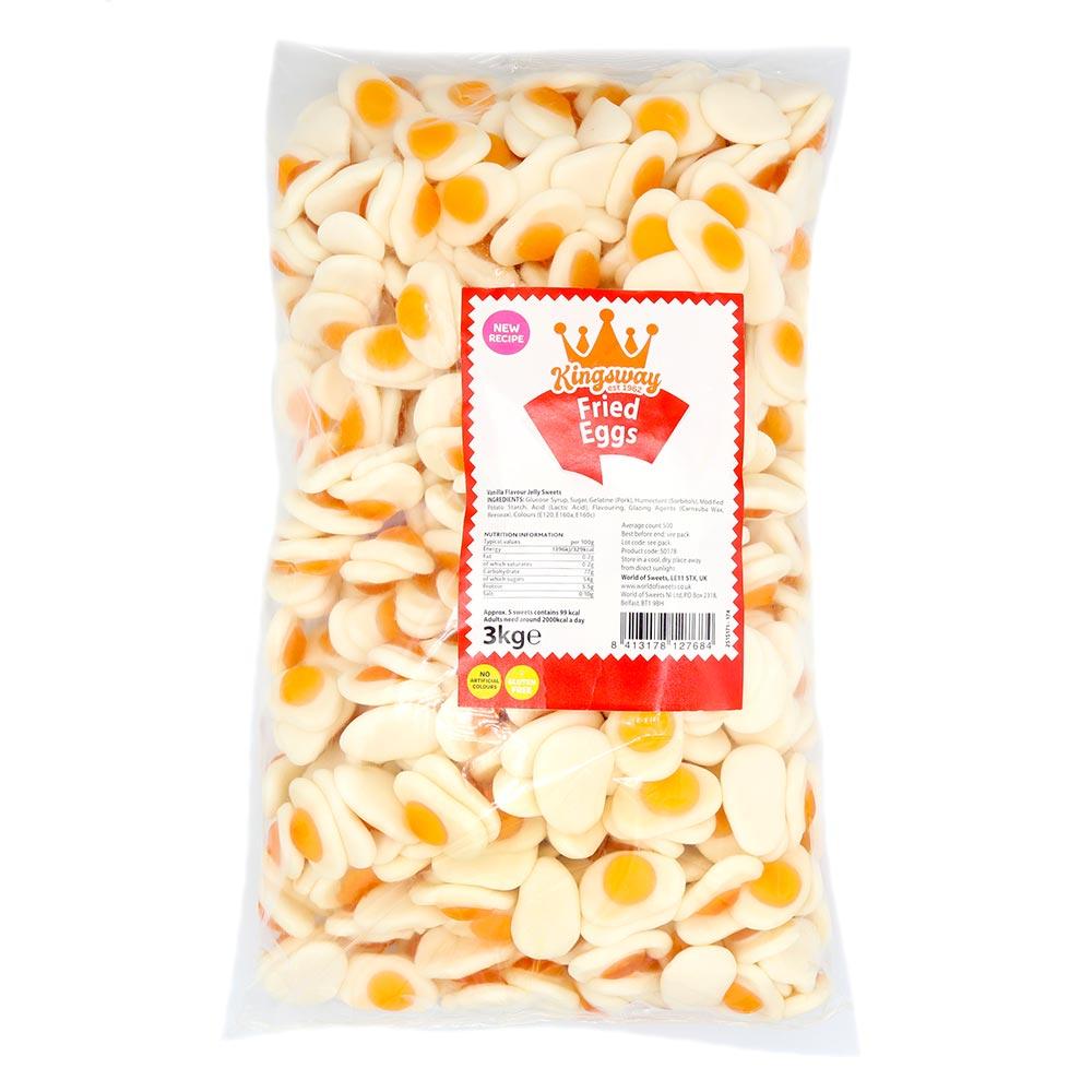 KINGSWAY FRIED EGGS 3KG (VEGETARIAN) – 1 X 3KG BAG - 0