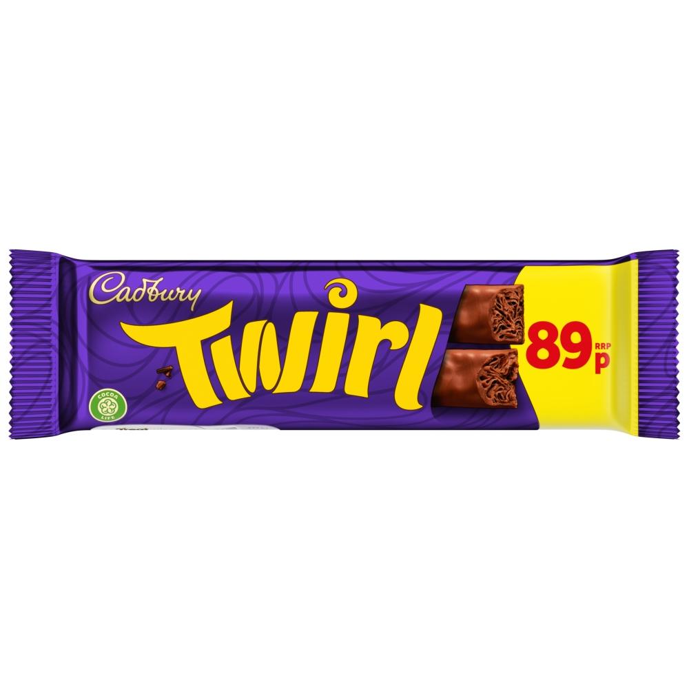 CADBURY TWIRL CHOCOLATE BAR 43G – 48 X 43G BARS