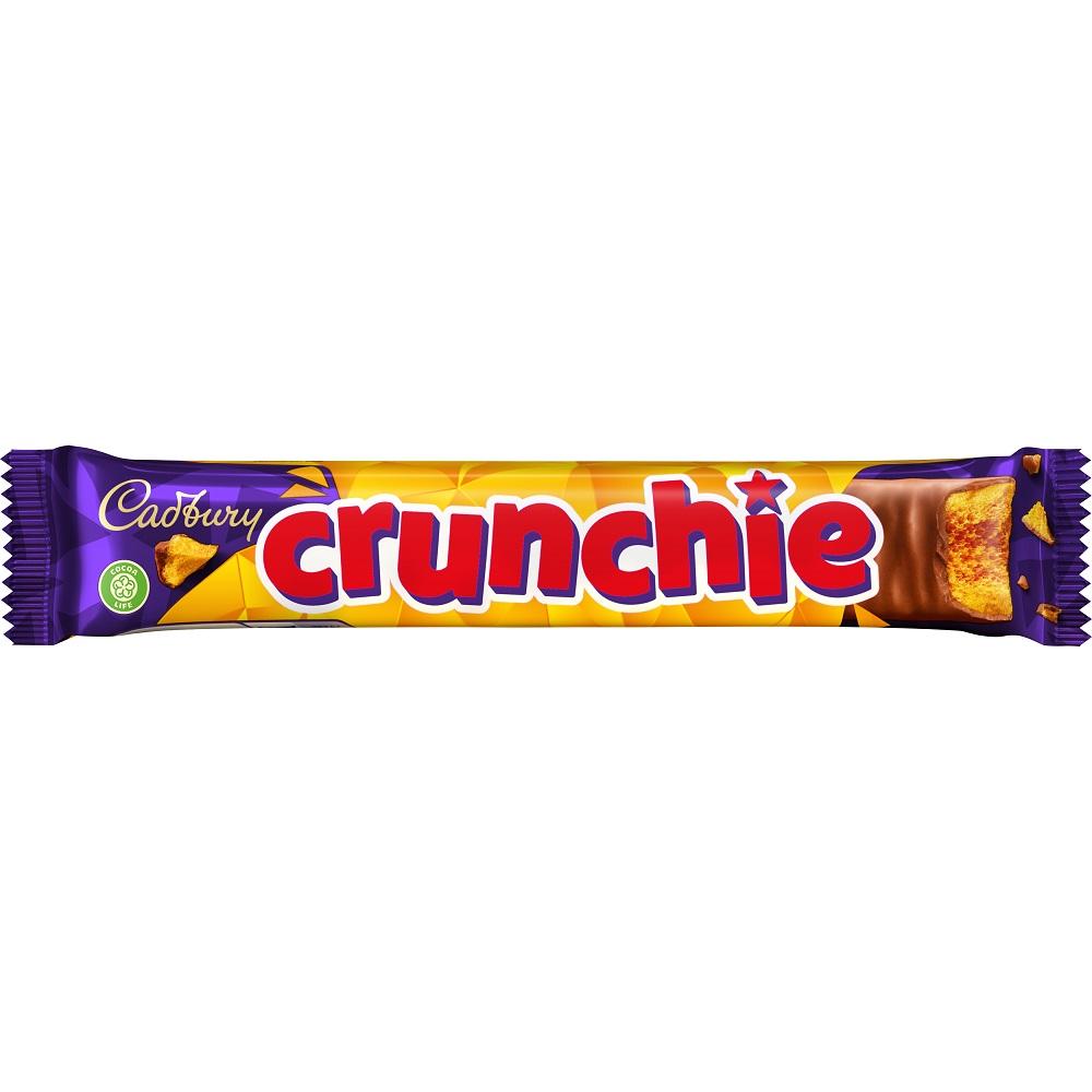 CADBURY CRUNCHIE CHOCOLATE BAR 40G – 48 X 40G BARS - 0