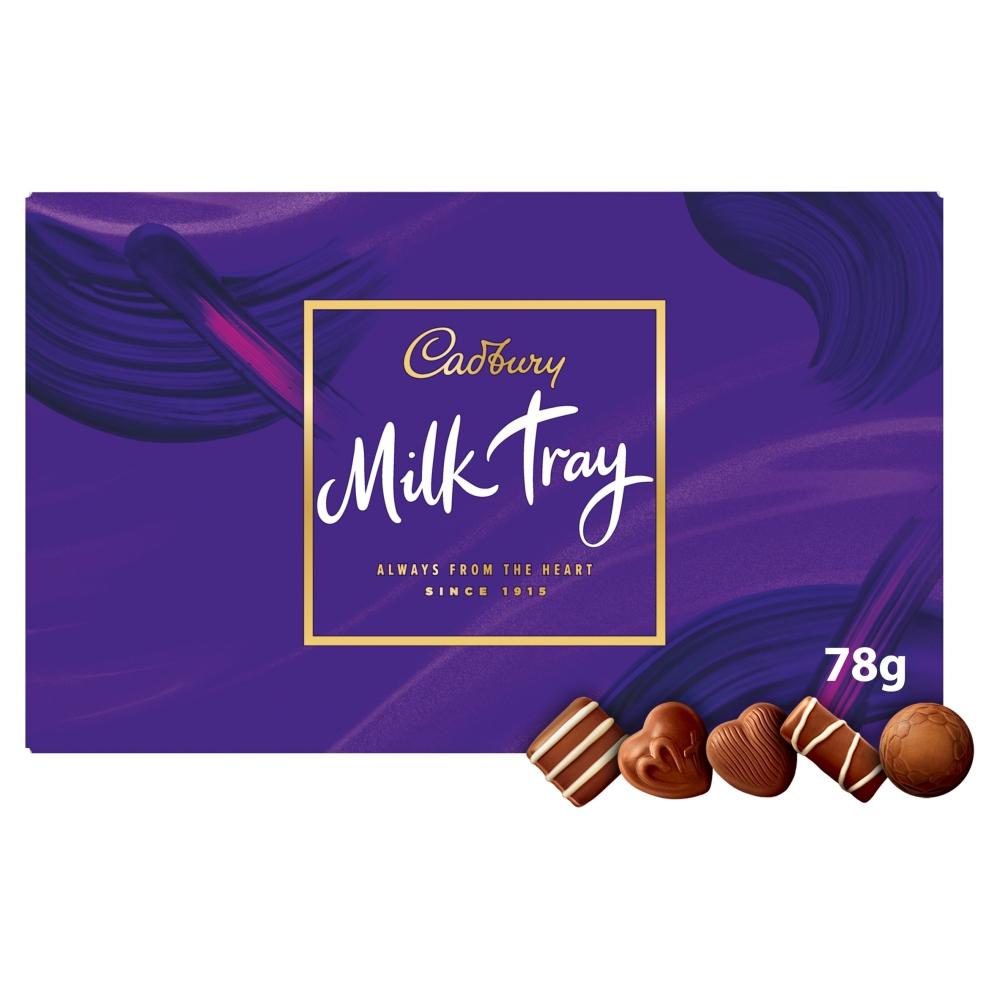 CADBURY MILK TRAY CHOCOLATE BOX 78G