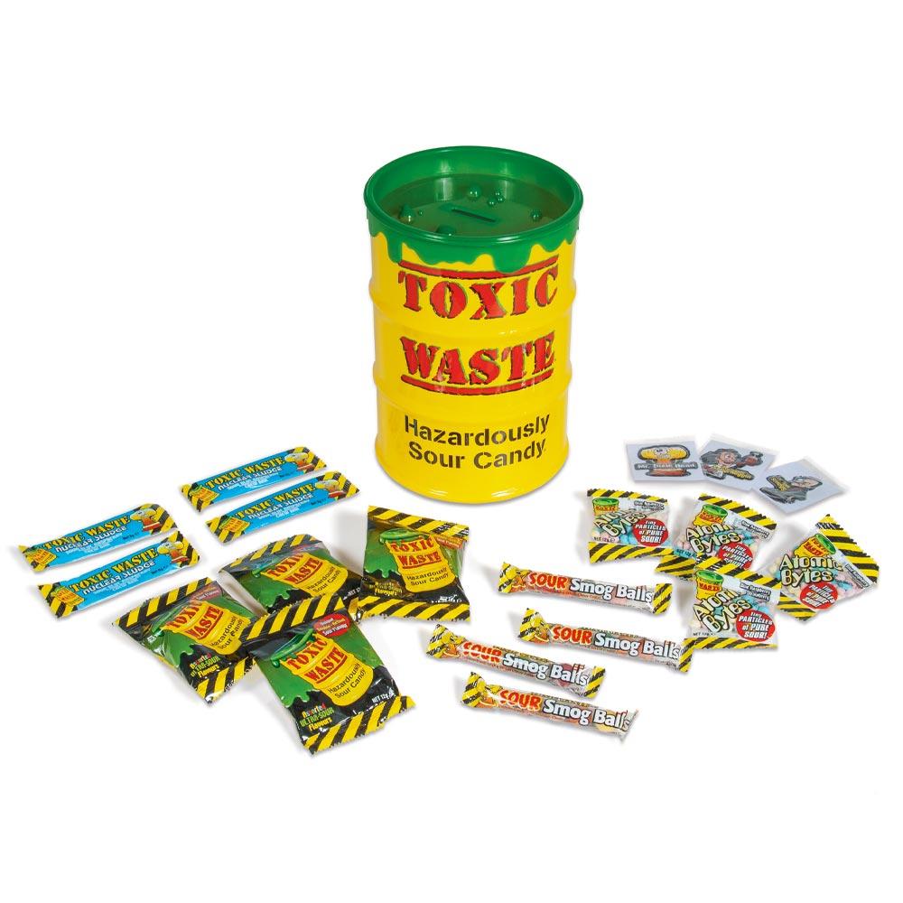 TOXIC WASTE GIANT YELLOW ORIGINAL MONEY BANK 162G – 1 X 162G PACK
