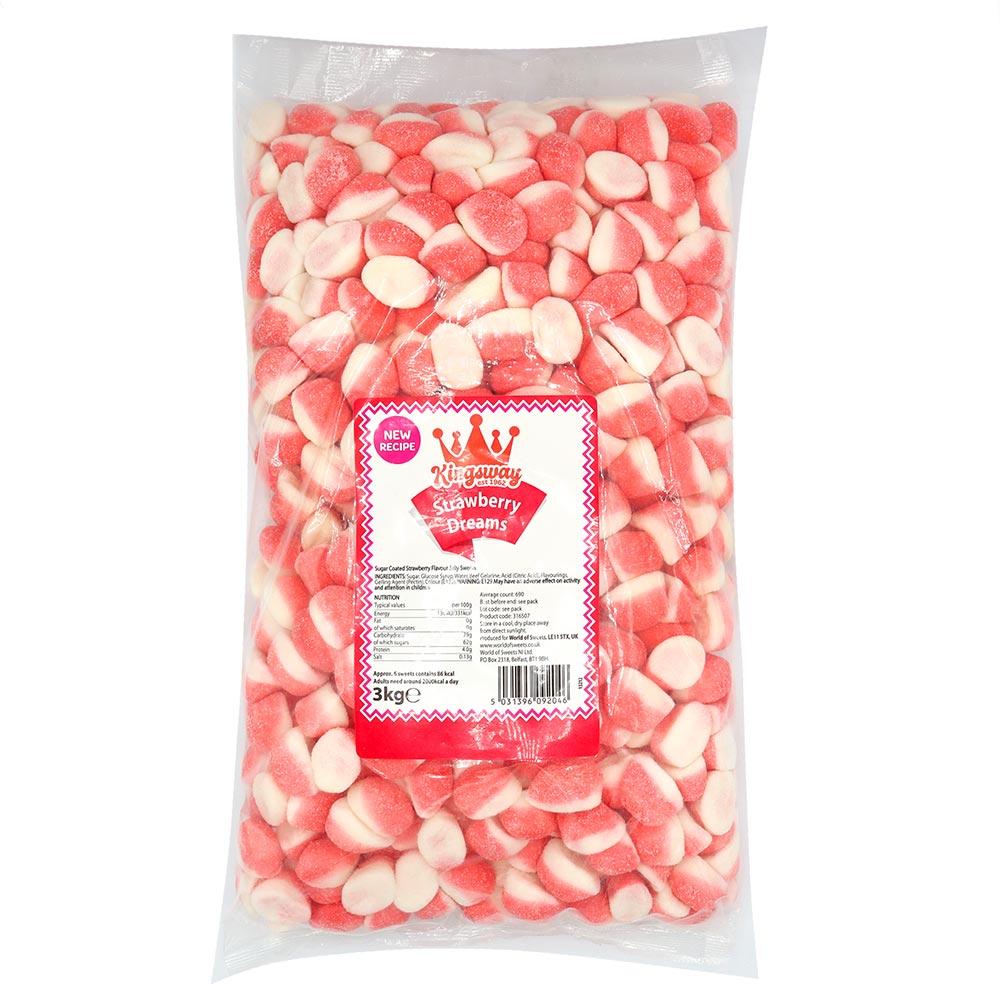 KINGSWAY STRAWBERRY DREAMS 3KG BAG – 1 X 3KG BAG - 0