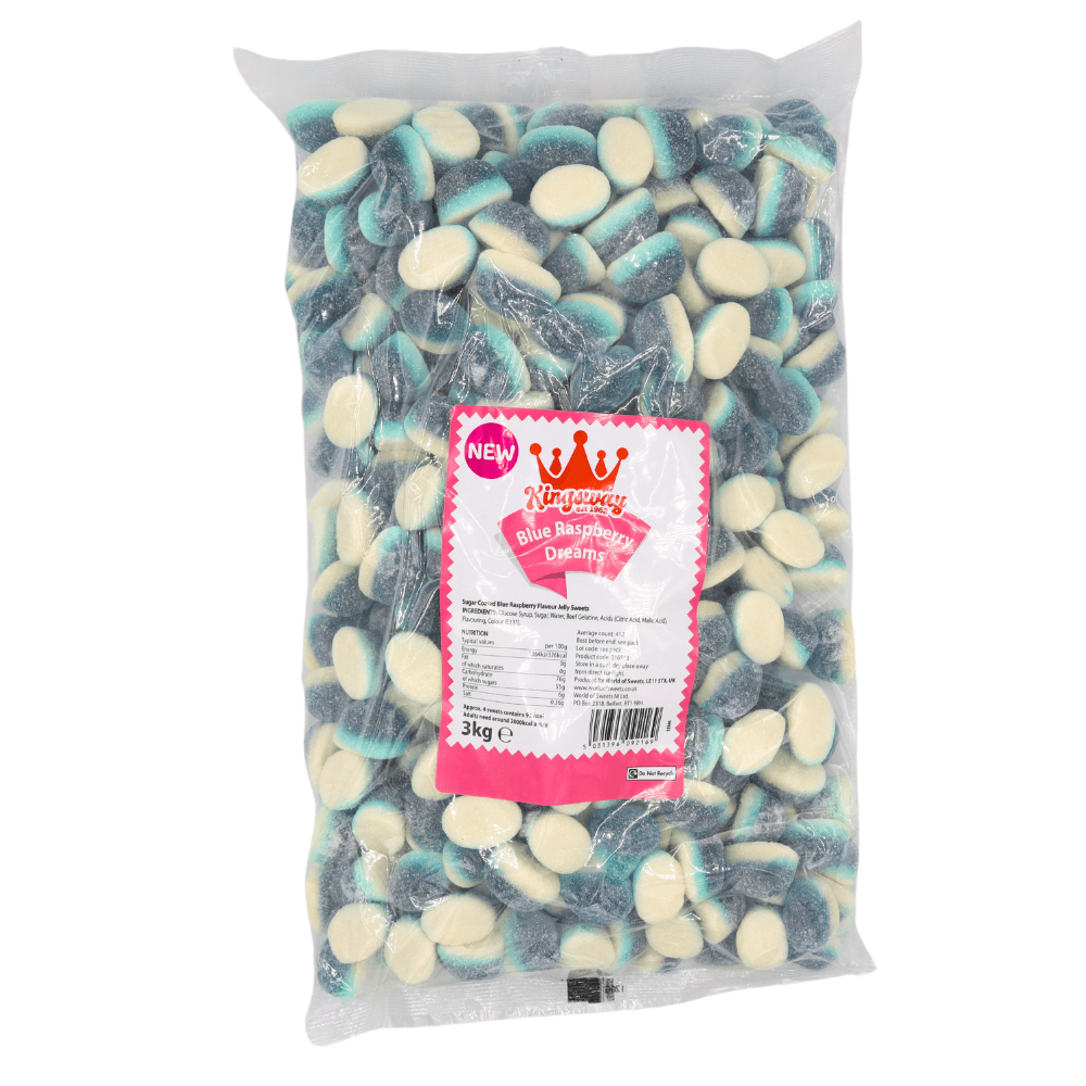 BLUE RASPBERRY DREAMS 3KG BAG – 1 X 3KG BAG