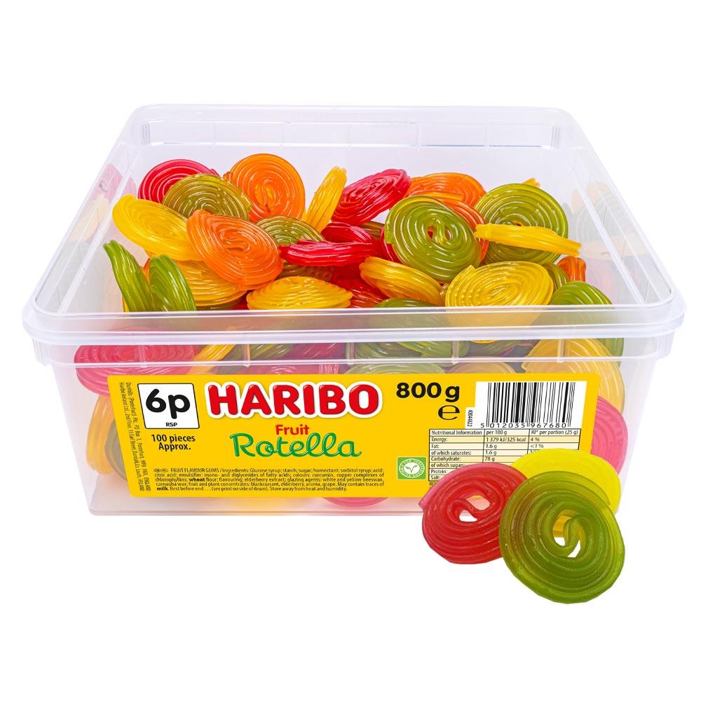 HARIBO ROTELLA 800G TUB – 1 X 800G TUB