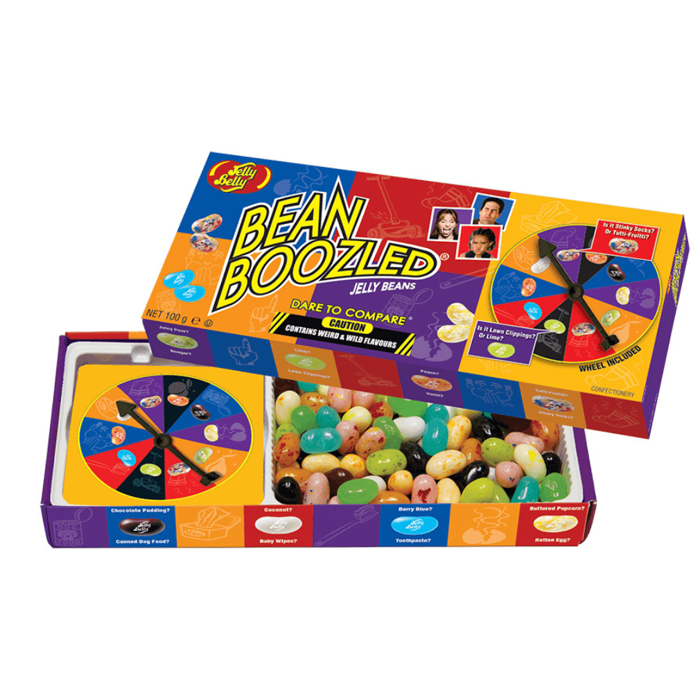 JELLY BELLY BEAN BOOZLED JELLY BEANS SPINNER GIFT BOX – 1 X 100G BOX