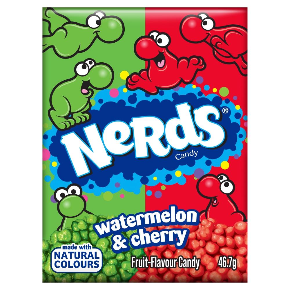 NERDS WATERMELON & CHERRY CANDY 46.7G – 36 X 46.7G BOXES - 0